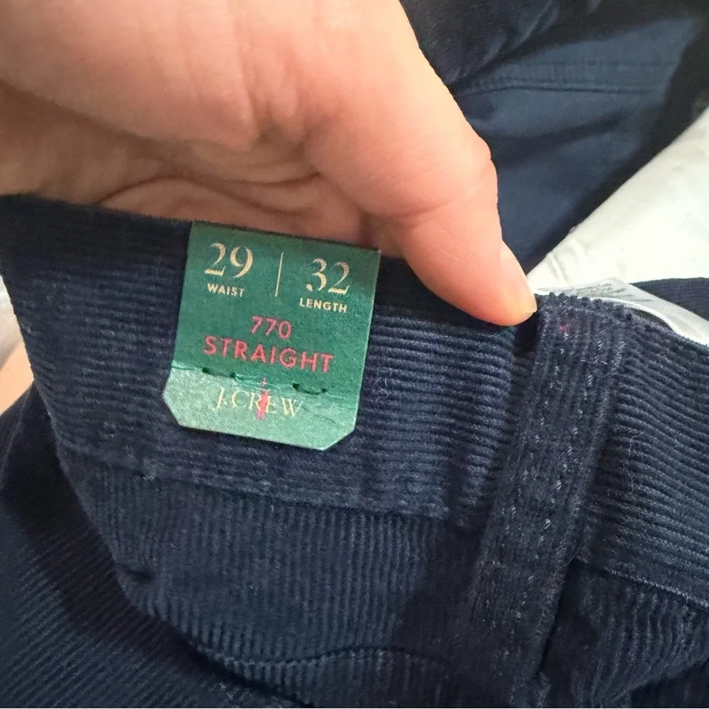 NWOT j crew J.Crew Men's 770 Straight-Fit Five-Pocket Pant in Stretch Corduroy